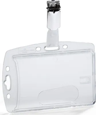 Produktbild von Ausweishalter 8,7x5,4cm transparent Packung mit 10 Stück