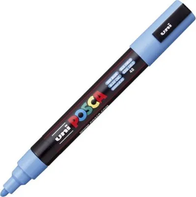 Zdjęcie produktu dla POSCA uni PC-5M, 1 szt., Niebieski, Końcówka pociskowa, Czarny, Niebieski, Średni, 1,8 mm
