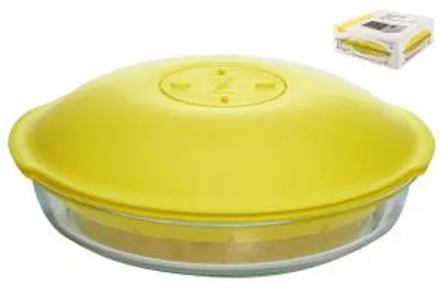 Immagine prodotto di PASABAHCE Cuocivapore Microonde Zest Coperchio Giallo Lt 1,8
