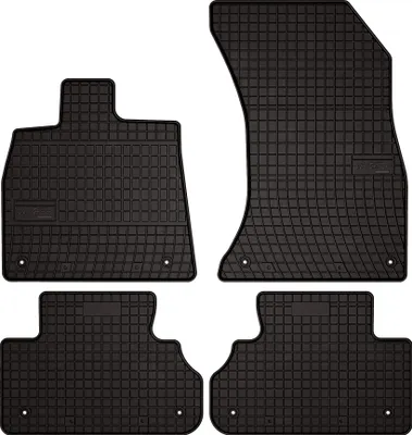 Immagine prodotto di Tappetini auto in gomma adatto per Audi Q5 II FY / F5 (2017-, SUV, Sportback, coupe) neri, set 4 pz, con fissaggi