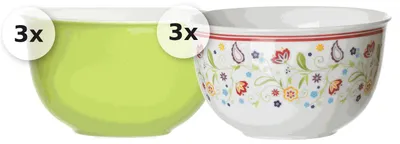 Produktbild von Müslischalen 520ml 6er Set Doppio Shanti grün