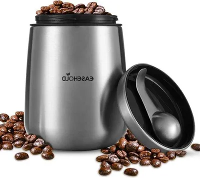 Produktbild von Edelstahl-Kaffebehälter 15l luftdicht mit Magnetspoon