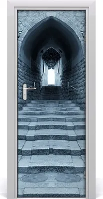 Produktbild von Tulup Türaufkleber 75x205 cm Dekorative Aufkleber Selbstklebend Wasserdichte Tapete Abnehmbar Schlafzimmer Wohnzimmer Wohnkultur - alte Straße