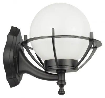 Produktbild von Außenlampe 34 cm hoch E27 Kugelschirm Vintage