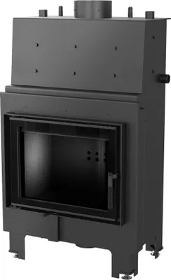 Produktbild von Wasserführender Kamineinsatz KRATKI MBM 12 kW Ø 180 schwarz Verkleidung