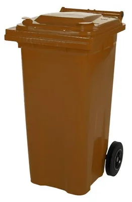 Produktbild von Zweirad Müllgroßbehälter 120 Liter braun