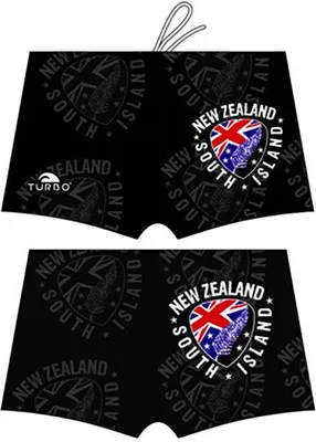 Image de Maillot de bain Turbo New Zealand Shield, coupe boxer, noir, taille L, homme, noir, taille L