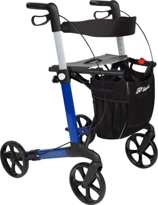 Produktbild von Leichtgewichtrollator Leopard Mobilex, faltbarer Rollator Blau
