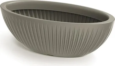 Image de Pot de fleurs LATIA OVAL 58 cm - Couleur : Moka