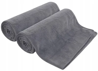 Produktbild von Sunland Schnelltrocknender Mikrofaserhandtuch 100x200cm Grau