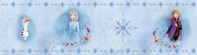 Immagine prodotto di Bordo adesivo per carta da parati Disney Frozen Azzurro - 600022 - 14 x 500 cm
