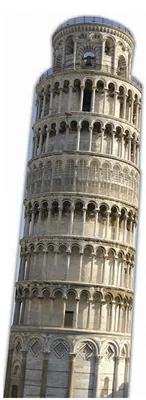 Produktbild von Sehenswürdigkeiten - Pisa - Pappaufsteller Standy - 62x174 cm