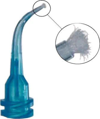 Productafbeelding van Blauwe mini-kwast applicator, 20 stuks