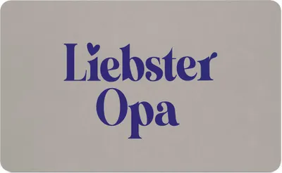 Produktbild von PPD Liebster Opa D@H Tray, Frühstücksbrettchen, Brettchen, Frühstück, Resopal, Beige / Blau, 586003086