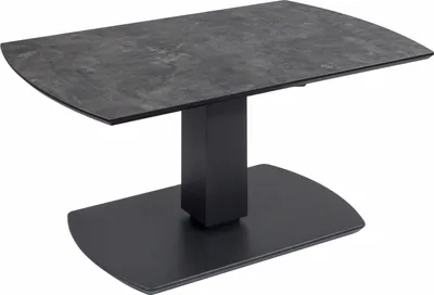 Produktbild von Couchtisch höhenverstellbar Charine 100x48x62 HPL Anthrazit/Metal Rock