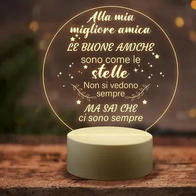 Image de Lampe KAAYEE - Le cadeau idéal pour un ami  inscription sur la lampe en italien
