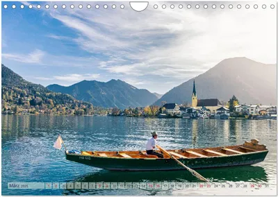 Produktbild von Malerischer Tegernsee (Wandkalender 2025 DIN A4 quer), CALVENDO Monatskalender
