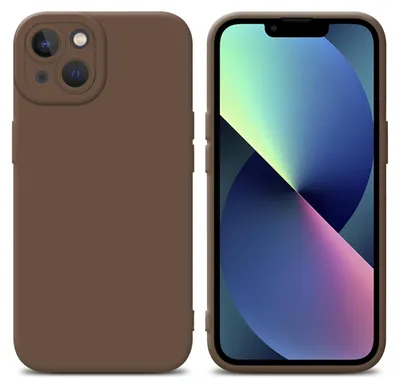 Zdjęcie produktu dla Etui Cadorabo do Apple iPhone 13 w kolorze brązowym, silikonowe etui TPU na telefon komórkowy