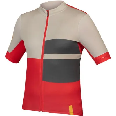 Obrázek produktu pro Dres Endura FS260 Print E3236 - pánské, krátký, granátové jablko - Velikost S