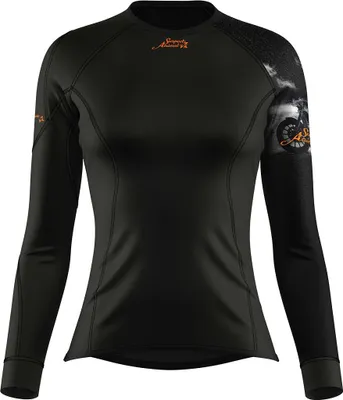 Obrázek produktu pro Dámské funkční triko s dlouhým rukávem RIDER LADY černá Bamboo Thermo - Černá / XXL