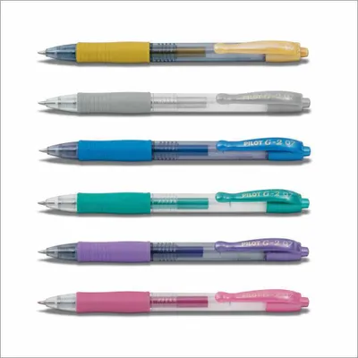 Produktbild von Pilot G2-07 Gelschreiber Metallic - 6er-Set gold,silber,blau,grün,violett,pink