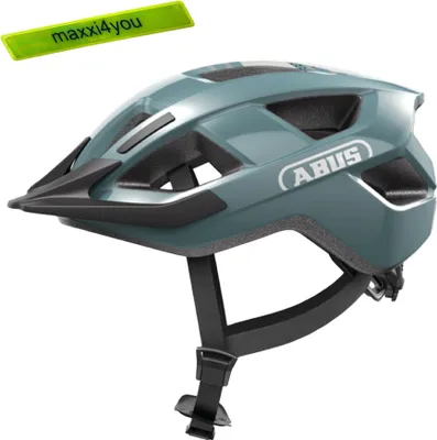 Zdjęcie produktu dla Kask rowerowy Abus Smiley 3.0 niebieski rozmiar L (58-62 cm) wraz z opaską odblaskową maxxi4you