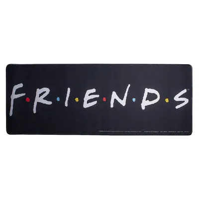 Produktbild von Paladone Friends TV Logo Schreibtischunterlage (40 x 80 cm), Schreibtischunterlage für Büro und Zuhause, Weiß (PP8827FR)