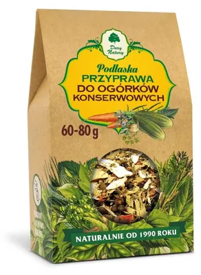 PRZYPRAWA DO OGÓRKÓW KONSERWOWYCH 100 g - DARY NATURY