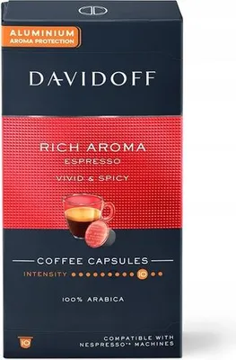 Imagen del producto de Cápsulas Davidoff Rich Espresso, 10 unidades