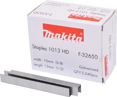 Image de MAKITA F-32650 F-32650-Grapa 10-13/t221dw unid, 0 W, 0 V, Multicolore, 10 mm x 13 mm 5040 nb.