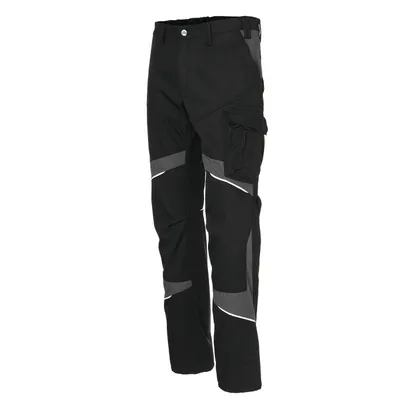Produktbild von Kübler Activiq Baumwolle+ Damenhose schwarz/anthrazit Gr. 46