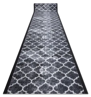 Image de TAPIS DE COULOIR  antidérapant CLOVER gris 100 cm gris 100x400 cm