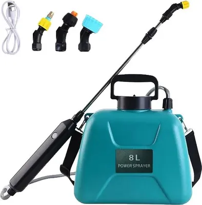 Immagine prodotto di Spruzzatore elettrico, funzionamento automatico, ugello regolabile, capacità 8 litri