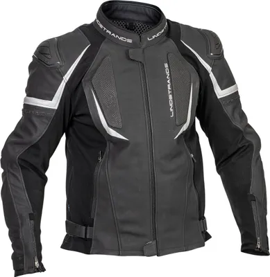 Image de Lindstrands Sanden blouson en cuir de moto, noir, 48