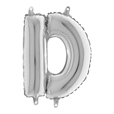 Produktbild von 14"/Ø36cm Buchstabe silber | D
