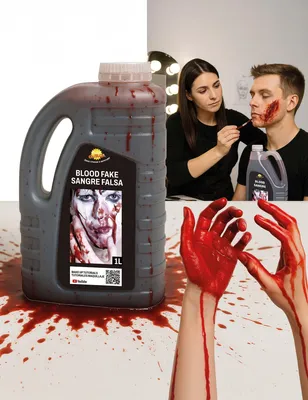 Produktbild von Kunstblut 1 Liter Halloween rot - Einheitsgröße