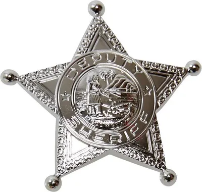 Produktbild von Sheriff-Stern,silber