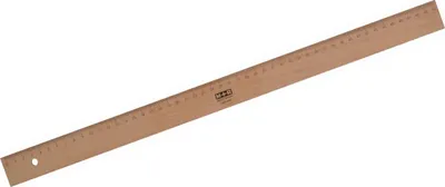 Produktbild von Möbius+Ruppert 1950 - 0000, Schreibtisch-Lineal, Buche, Holz, cm, mm, 500 mm, 1 Stück(e)