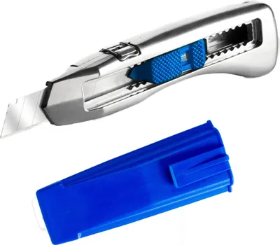 Produktbild von Delphin® 2004 Abbrechklingen-Messer blau inkl. Klinge + Köcher blau 100702