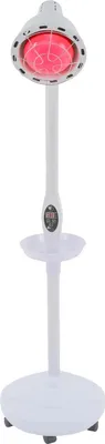 Obrázok produktu pre Infračervená tepelná lampa, výkon 275 W, nastaviteľná výška od 125 do 160 cm, biela