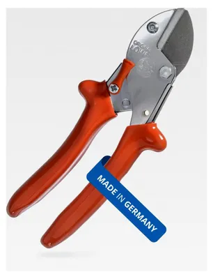 Produktbild von Profi Gartenschere Amboss mit rostfreier und antihaftbeschichteter Stahlklinge - handliche und leichte Baumschere zum Schneiden von Obstbäumen