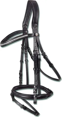 Produktbild von Waldhausen Trensenzaum X-Line Supersoft Glam Schwarz VB