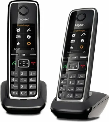 Produktbild von Gigaset C530HX Duo czarny telefon stacjonarny