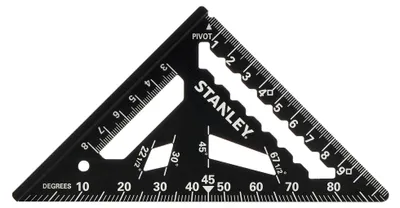 Image de Équerre de charpentier en aluminium QUICKSQUARE® 110 mm - STANLEY - STHT46100-0