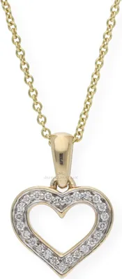 Produktbild von Herzanhänger Gold 585 Brillanten JL10-02-1492 JuwelmaLux