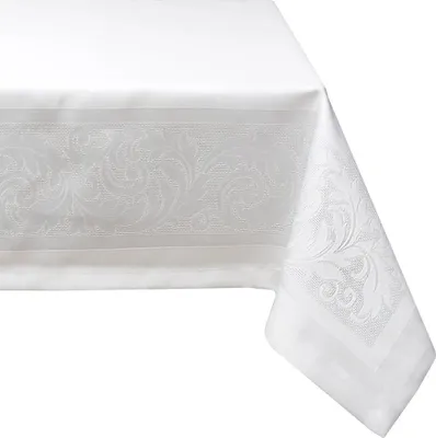 Obrázek produktu pro Ubrus, odolný proti skvrnám, s teflonovým povrchem, elegantní, Laura 140x180 Bílá