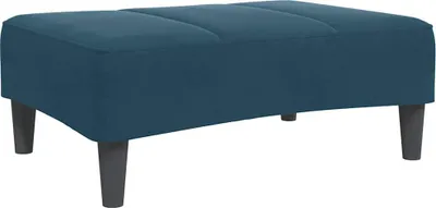 Obrázek produktu pro vidaXL Podnožka modrá 77x55x31 cm Velvet