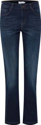 Obrázek produktu pro b.young BYLOLA BYLUNI JEANS BYLUNI JEANS – dámské džínové kalhoty s poutky na pásek, slim fit
