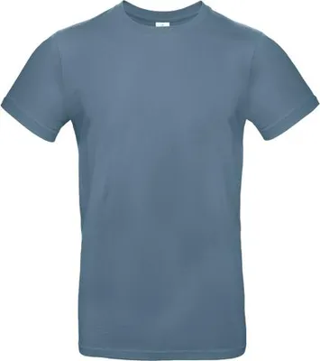 Produktbild von Herren-T-Shirt, Kurzarm - B&C #E190 - stone blue - Größe XL