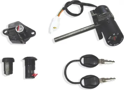 Immagine prodotto di Set di serrature Vicma / blocchetto di accensione compatibile con Aprilia Atlantic 125, 250, 300, 400, 500